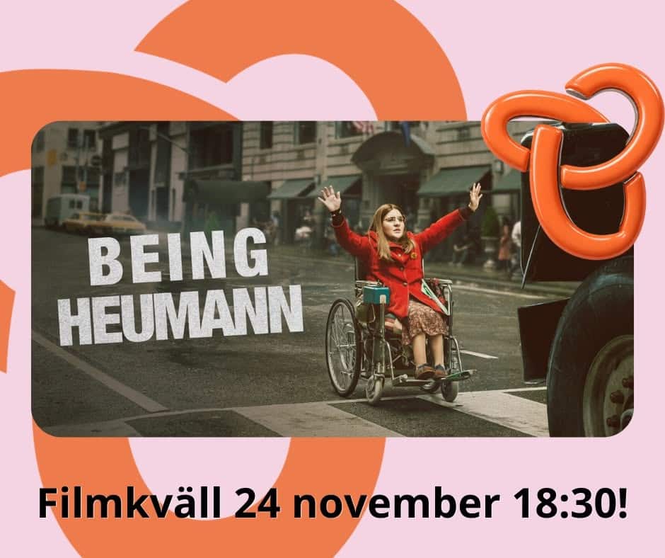 Filmaffisch. En kvinna i rullstol korsar ett övergångsställ.